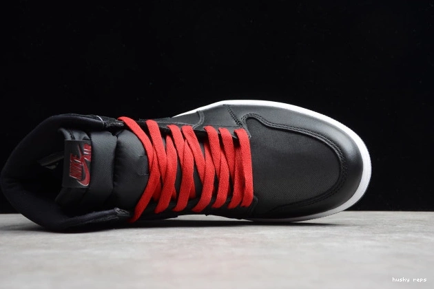 Cheap Husky Air 1 Satin High 555088-060 Black Retro OG Jordan 0806
